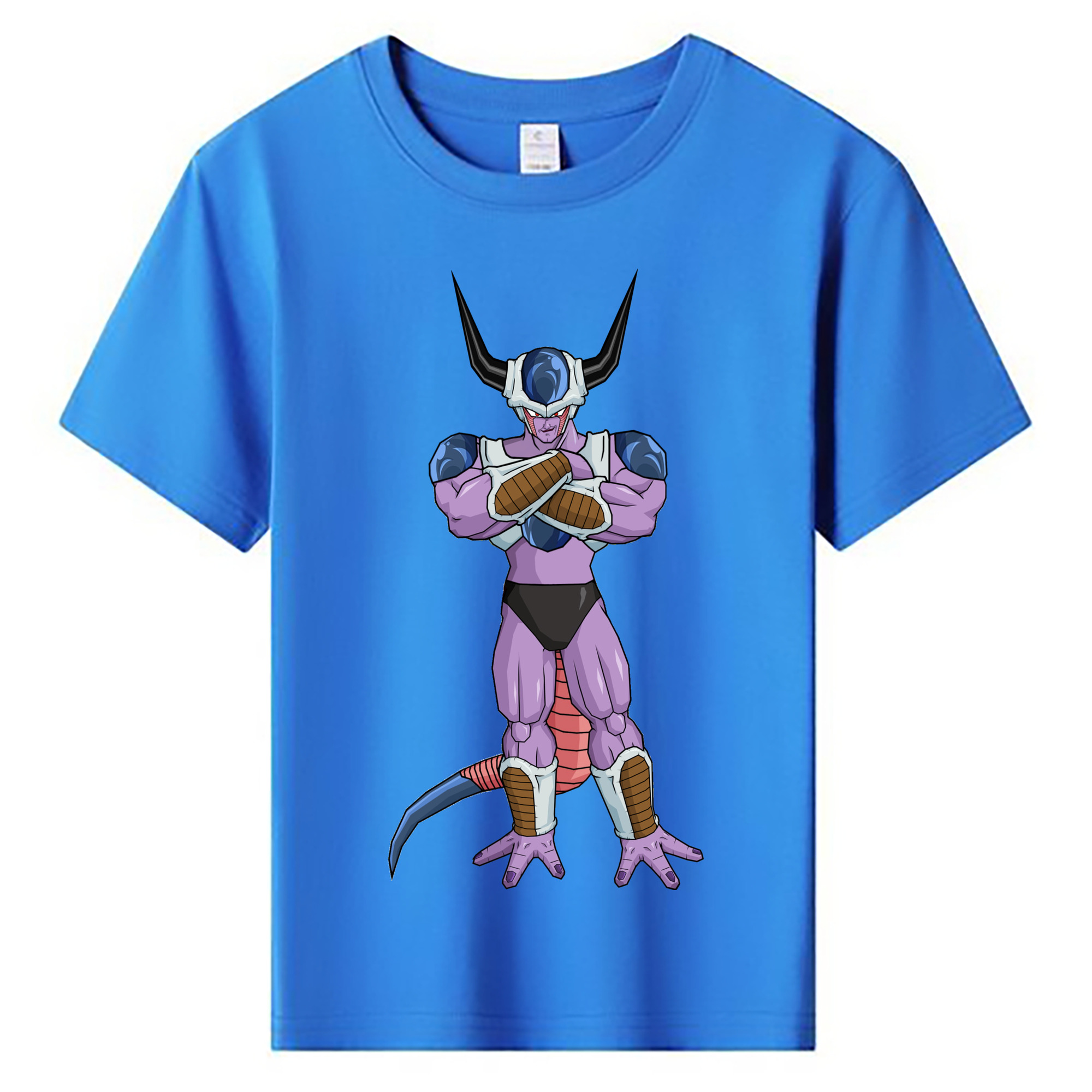 （画像用） ドラゴンボール フリーザ DRAGON BALL Frieza 綿100％キッズTシャツ（フロントプリント）
